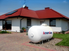 zbiornik gazowy naziemny o pojemności 2300l - AmeriGas (źródło fot. amerigas.pl)
